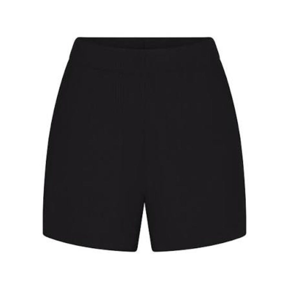 SKIMS Soft Lounge Boxer Onyx Black Size XS Lightweight Comfortable Sleep Shorts